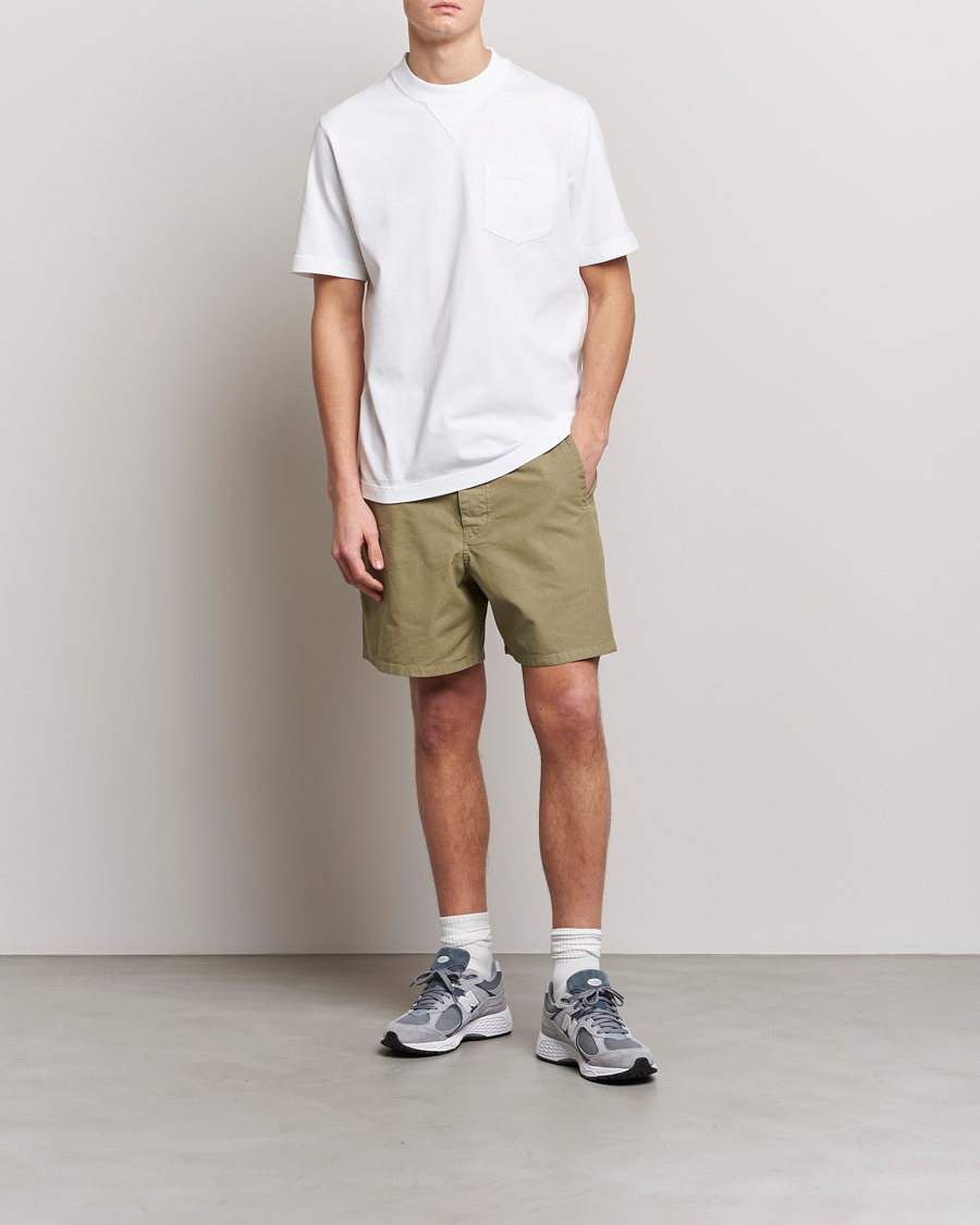 Mies | T-paidat | Barbour White Label | Williams Heavy Pocket T-Shirt White