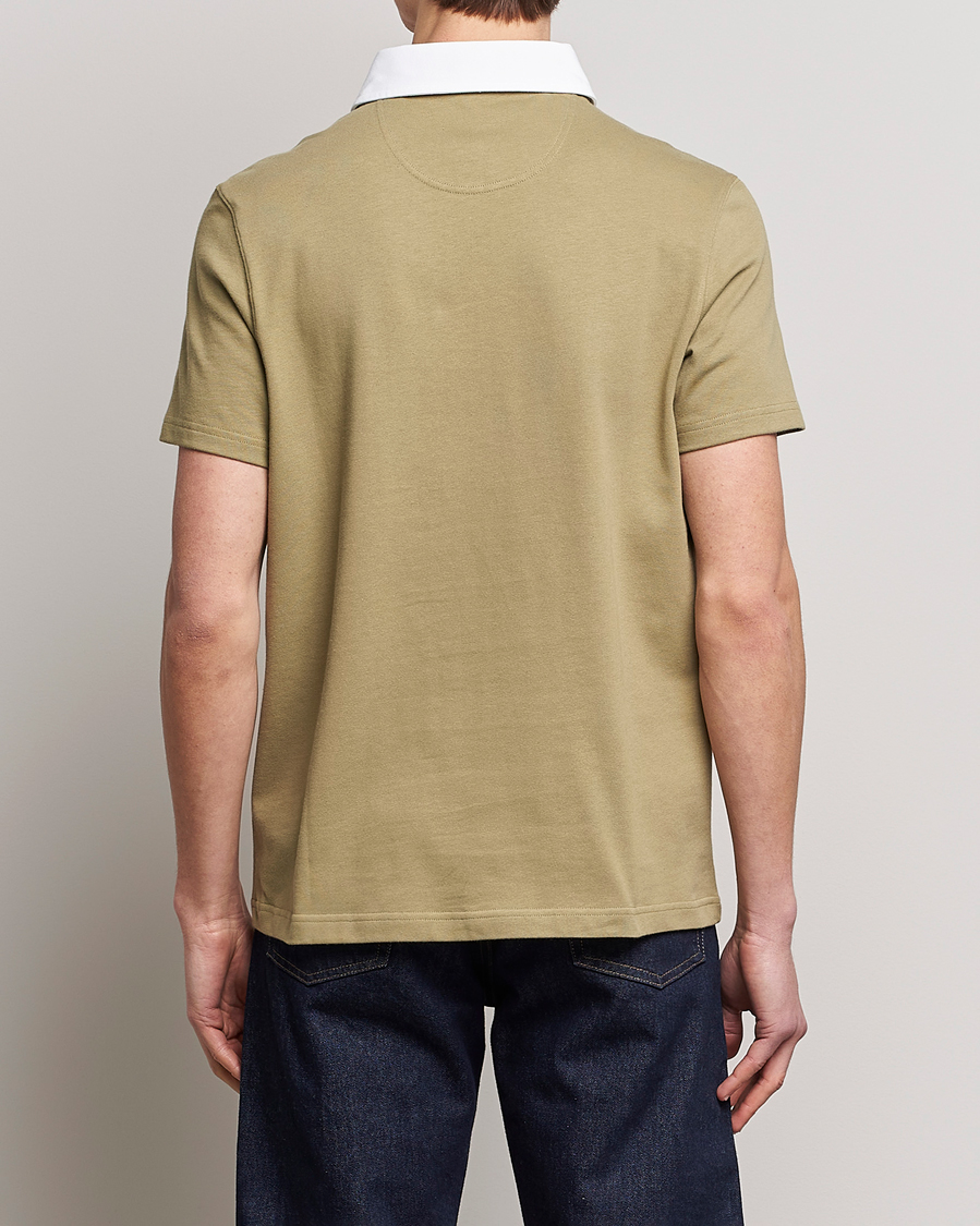 Mies | Puserot | Barbour White Label | Wilson Short Sleeve Cotton Polo Bleached Olive