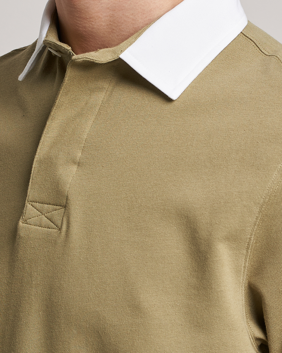 Mies | Puserot | Barbour White Label | Wilson Short Sleeve Cotton Polo Bleached Olive