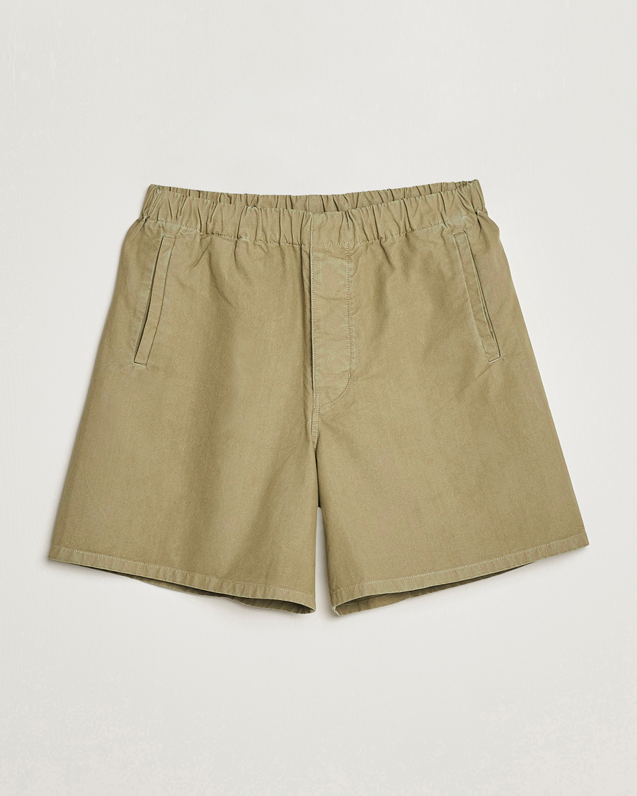 Mies | Shortsit | Barbour White Label | Dillon Cotton Drawstring Shorts Bleached Olive