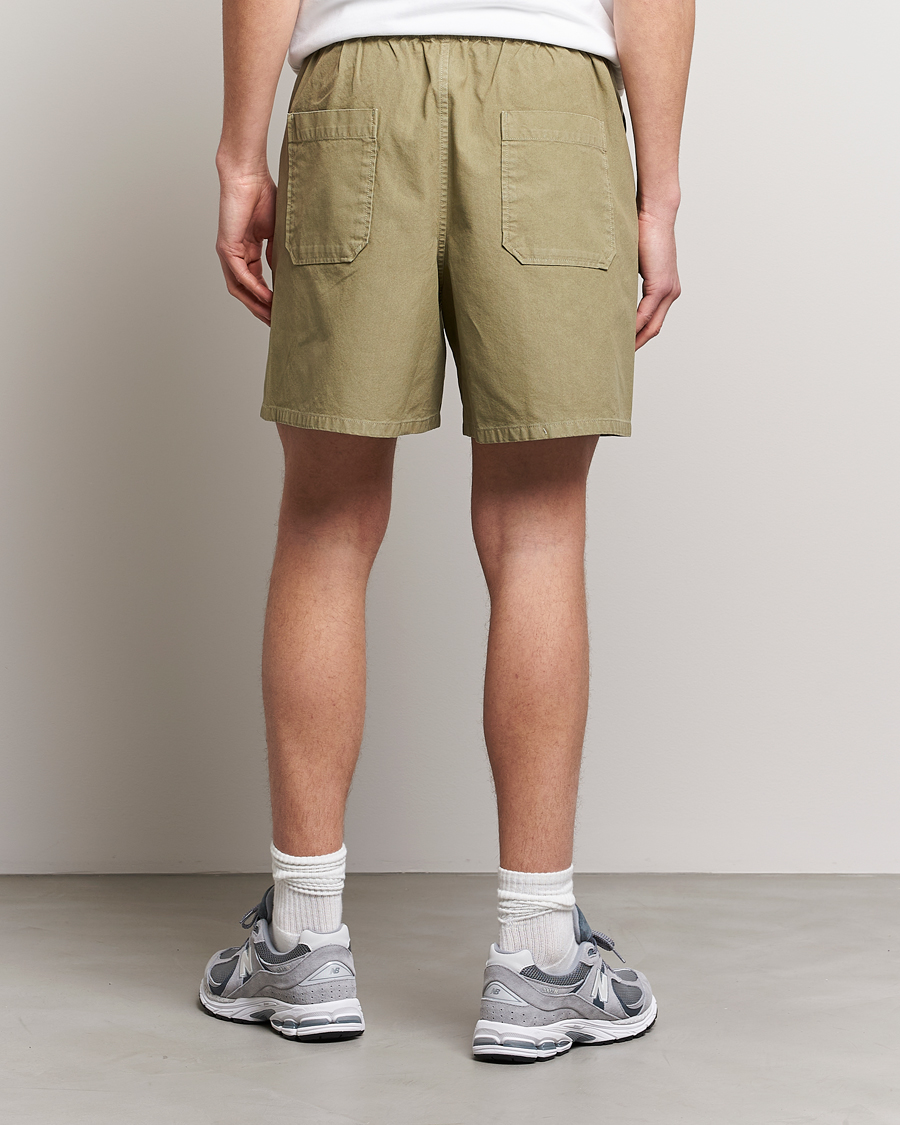 Mies | Shortsit | Barbour White Label | Dillon Cotton Drawstring Shorts Bleached Olive