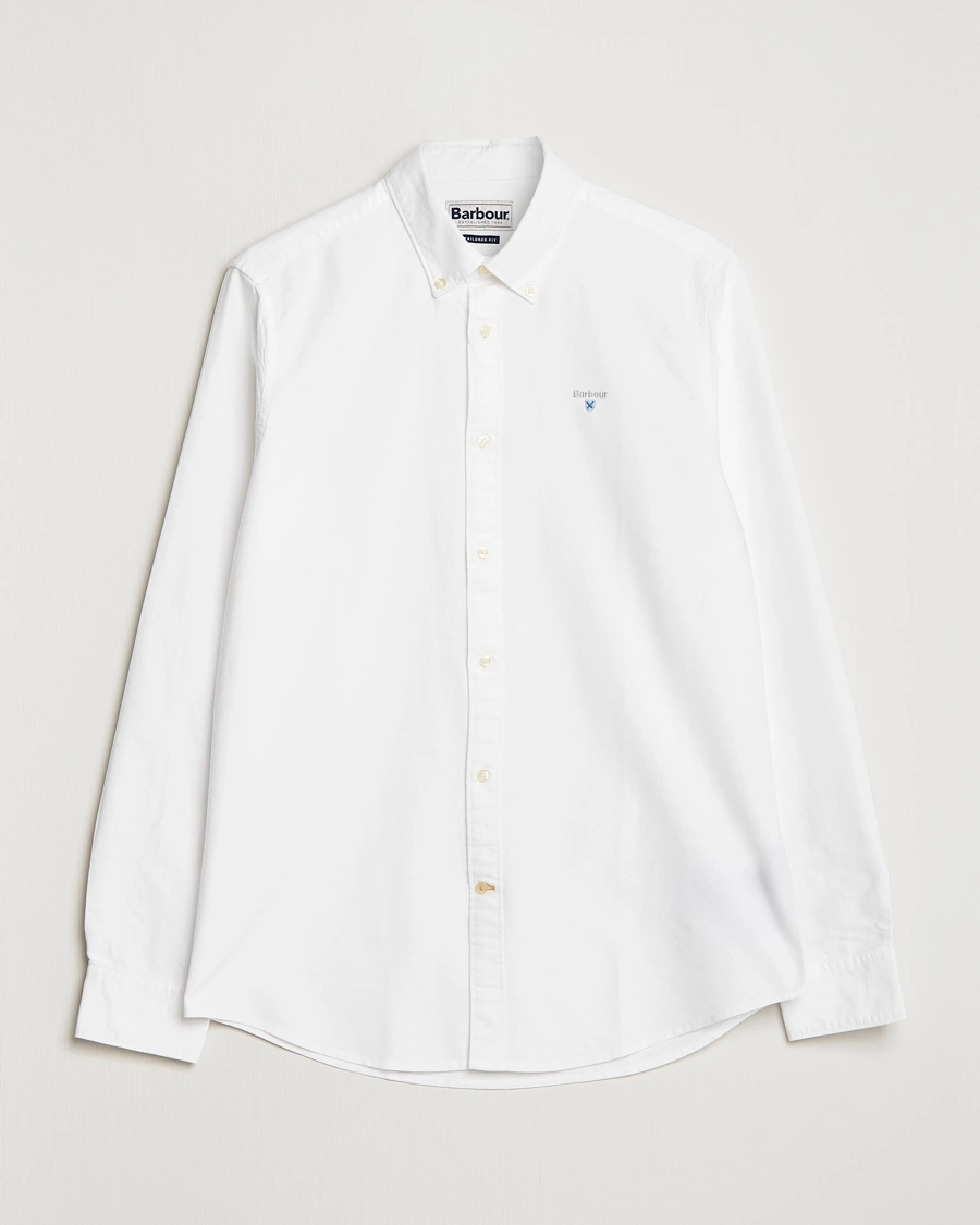 Mies |  | Barbour Lifestyle | Tailored Fit Oxford 3 Shirt White