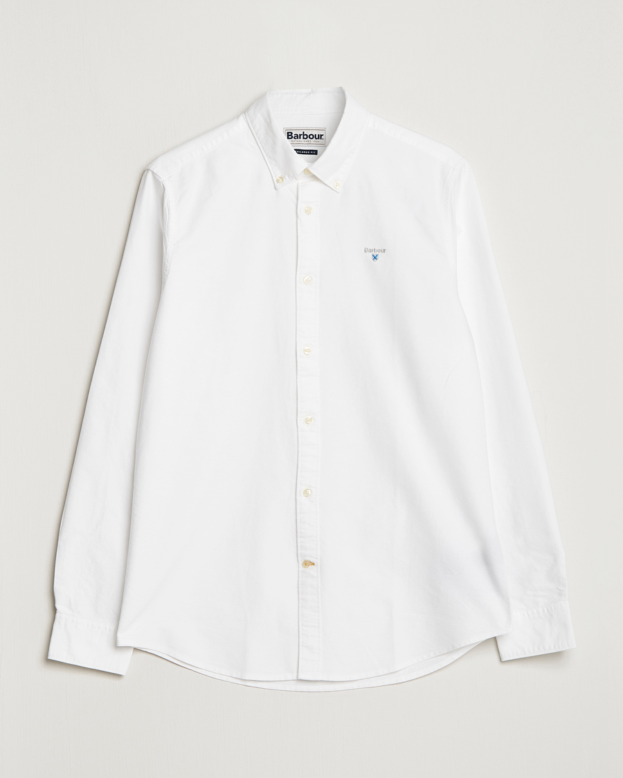 Mies | Kauluspaidat | Barbour Lifestyle | Tailored Fit Oxford 3 Shirt White