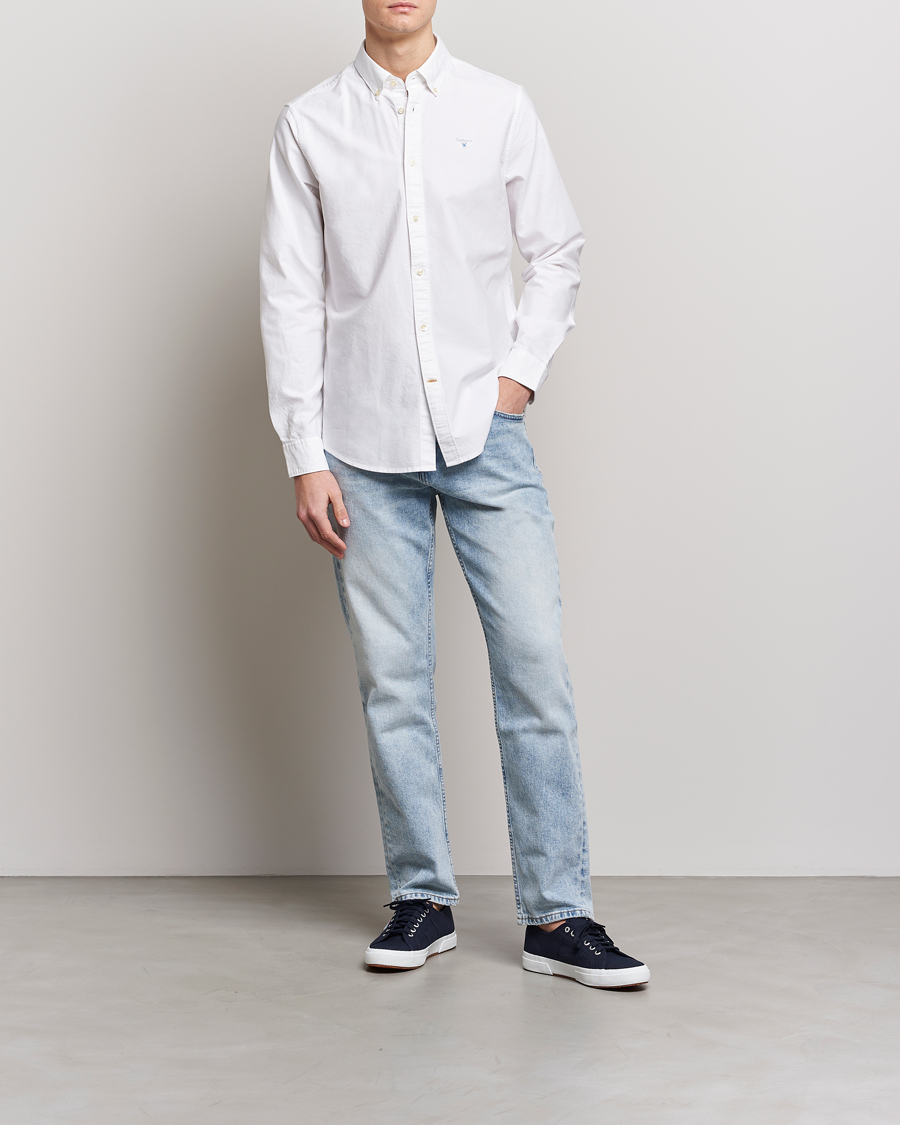 Mies | Kauluspaidat | Barbour Lifestyle | Tailored Fit Oxford 3 Shirt White