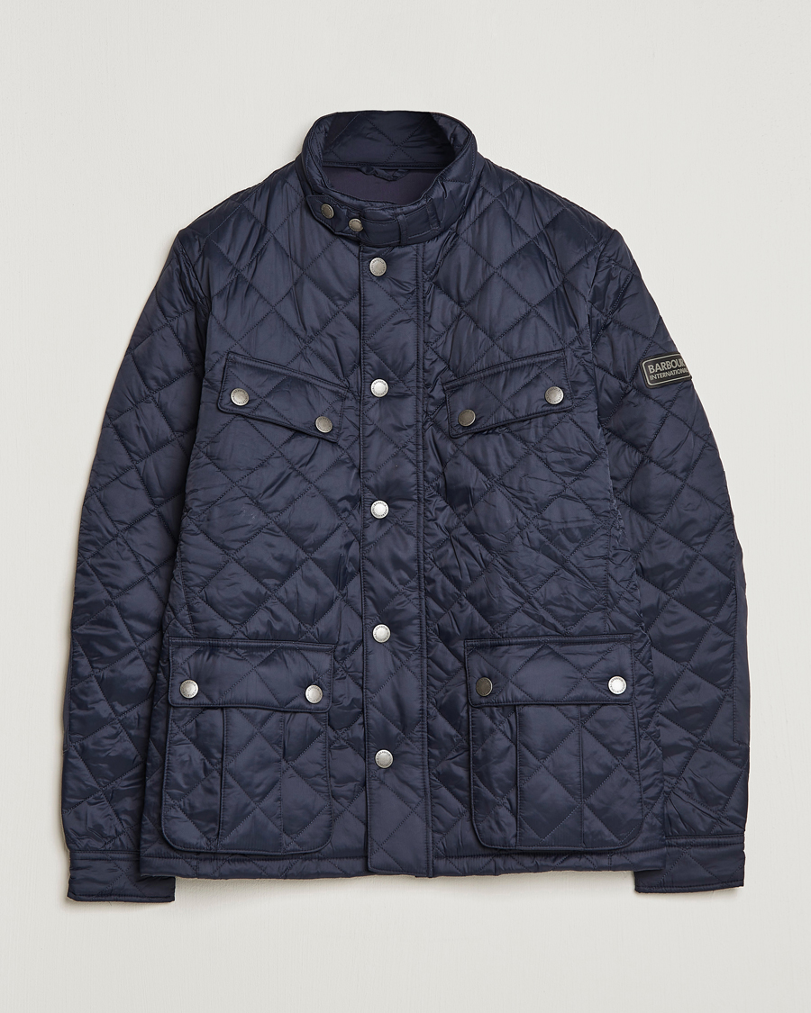 Mies |  | Barbour International | Ariel Quilted Jacket Navy