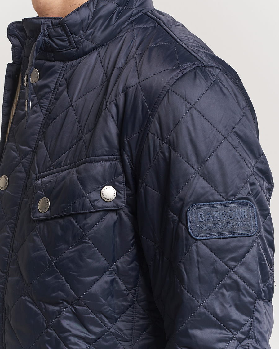Mies | Takit | Barbour International | Ariel Quilted Jacket Navy