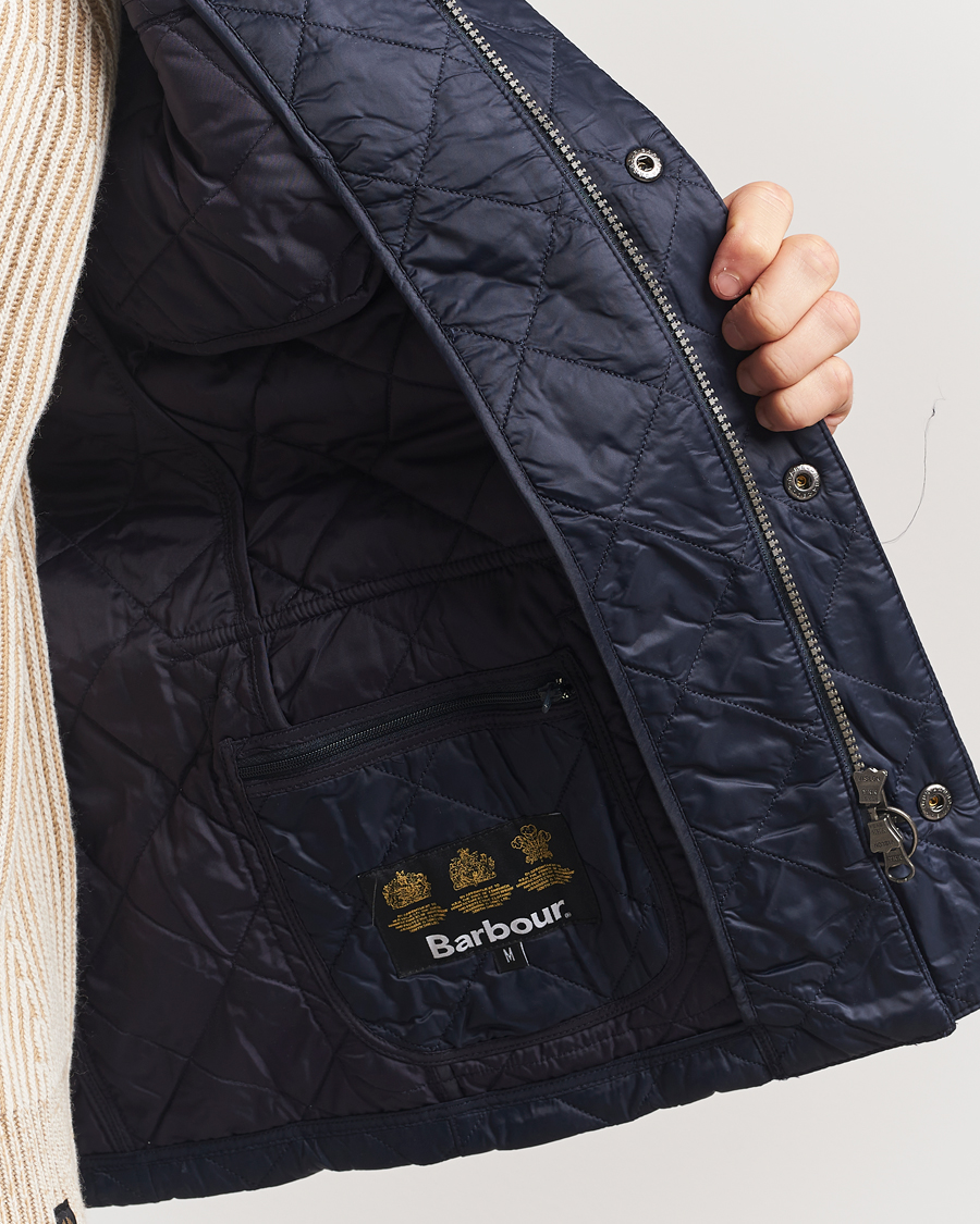 Mies | Takit | Barbour International | Ariel Quilted Jacket Navy