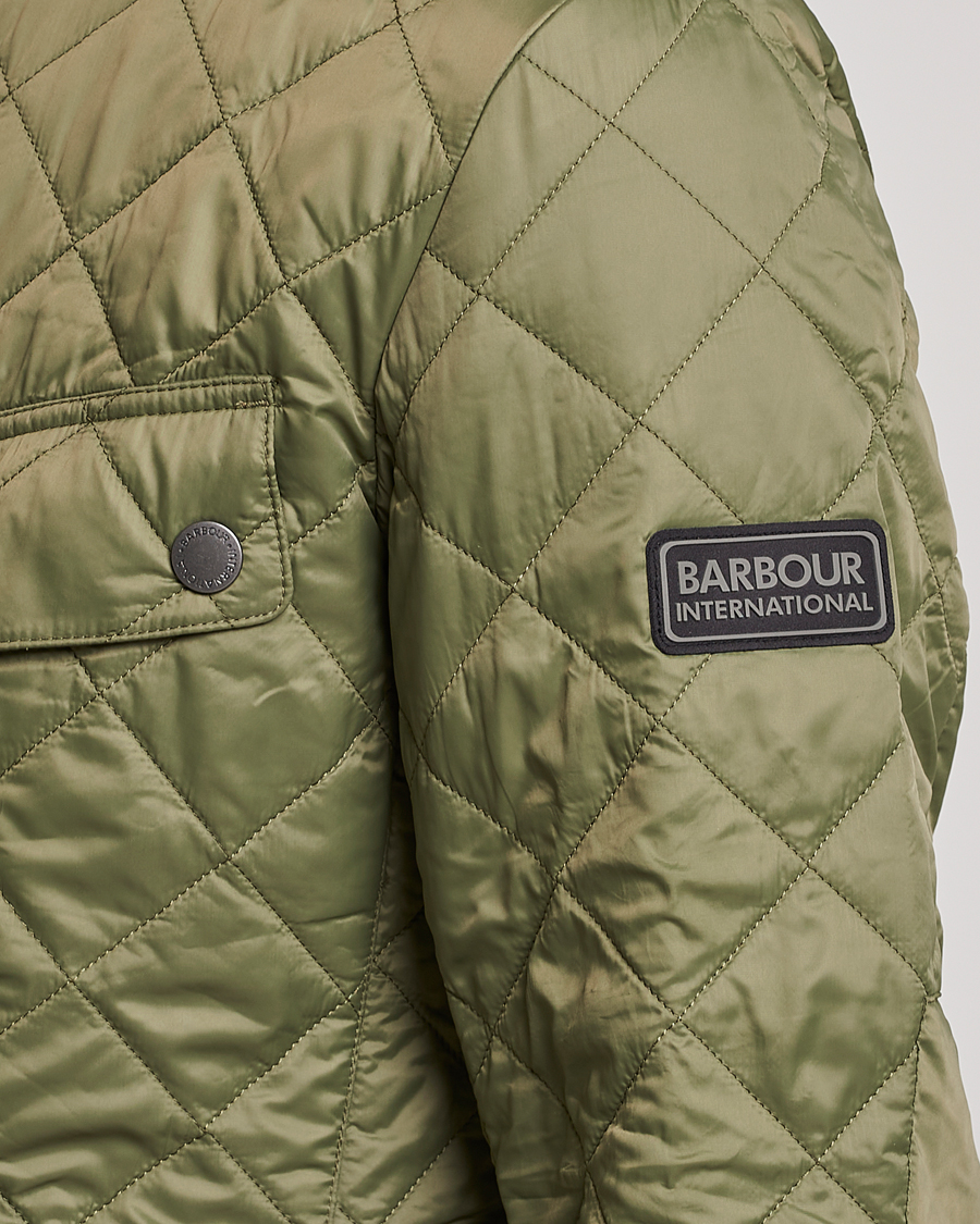 Mies | Takit | Barbour International | Ariel Quilted Jacket Light Moss