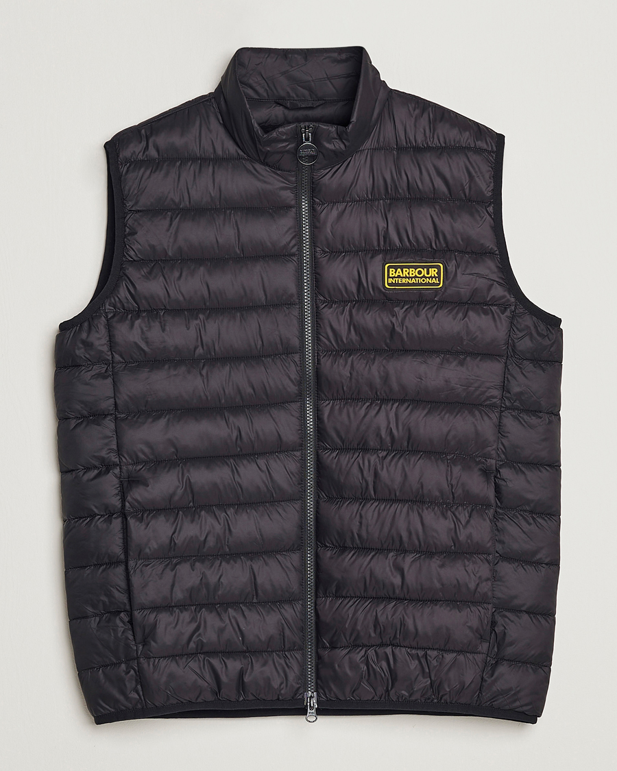 Mies | Barbour International Racer Reed Gilet Black | Barbour International | Racer Reed Gilet Black