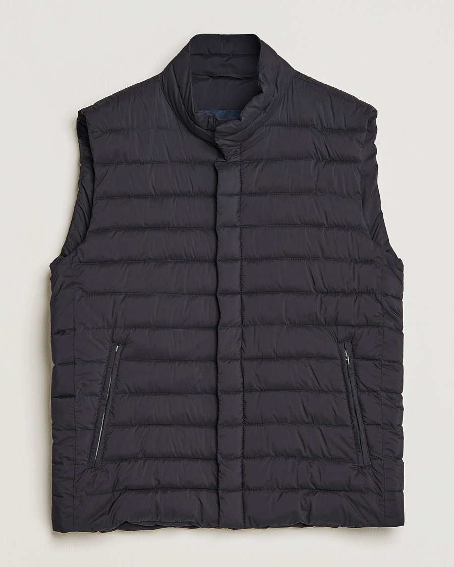Mies | Ulkoliivit | Herno | Nuage Matt Nylon Vest Midnight