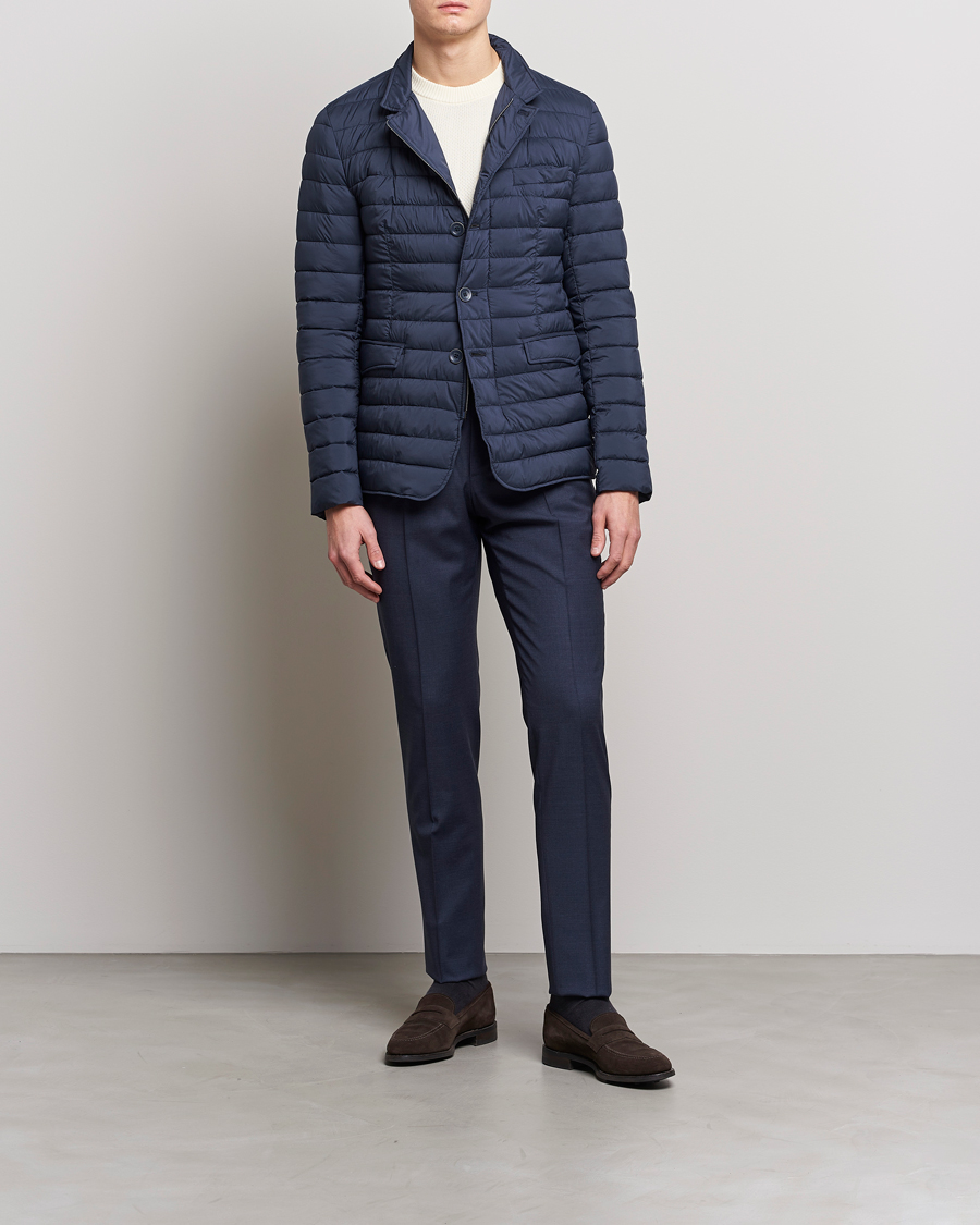 Mies | Takit | Herno | Nuage Matt Nylon Blazer Navy