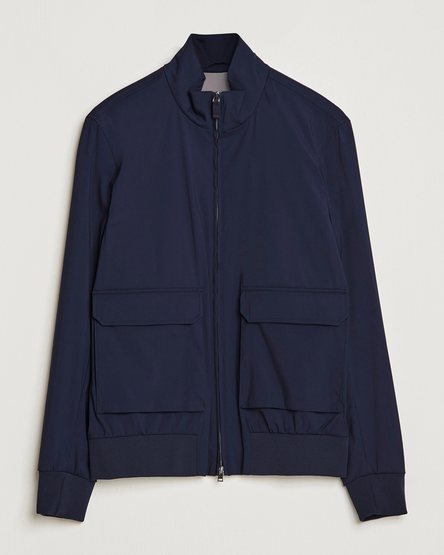 Mies | Takit | Herno | Loro Piana Harrington Jacket Navy