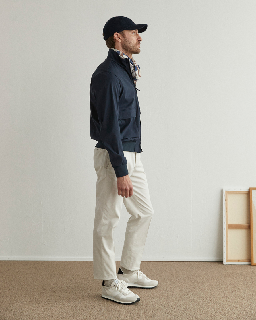 Mies | Takit | Herno | Loro Piana Harrington Jacket Navy