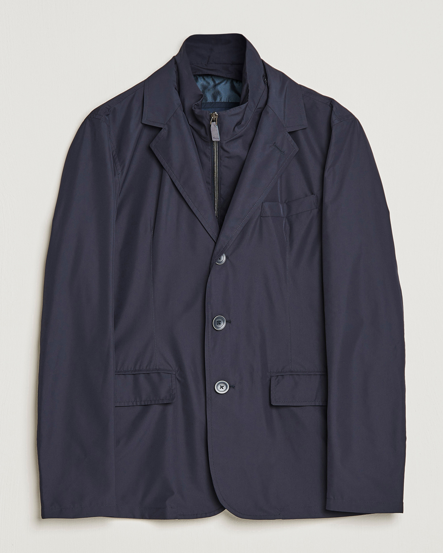 Mies | Takit | Herno | Nylon Zip Blazer Navy