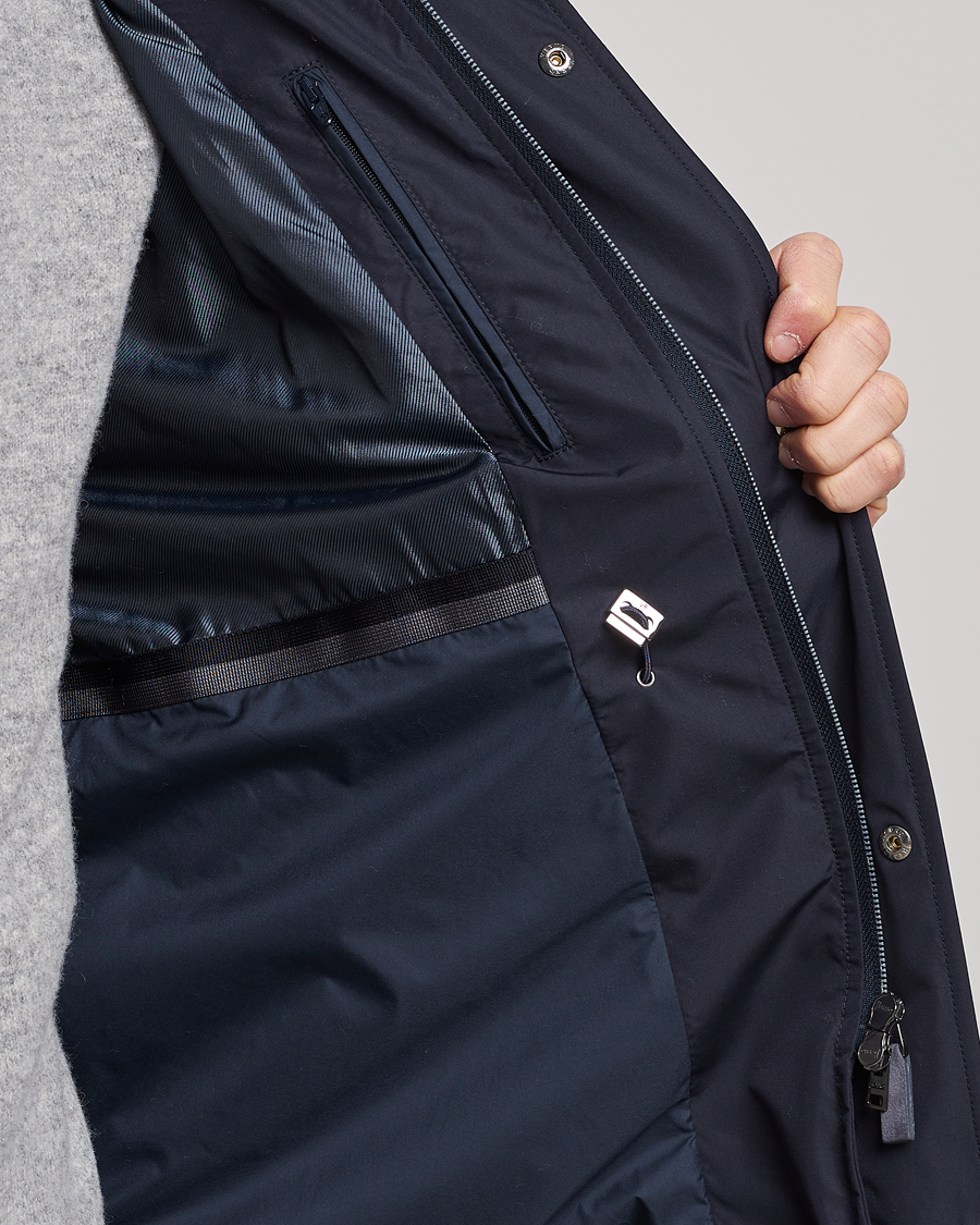 Mies | Takit | Herno | Nylon Field Jacket Navy