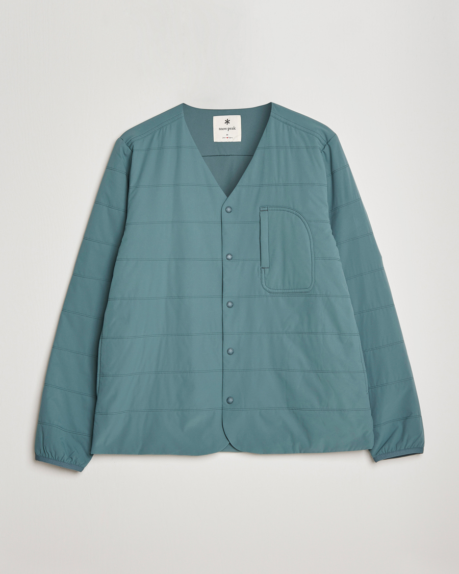 Mies | Puserot | Snow Peak | Flexible Insulated Cardigan Balsam Green