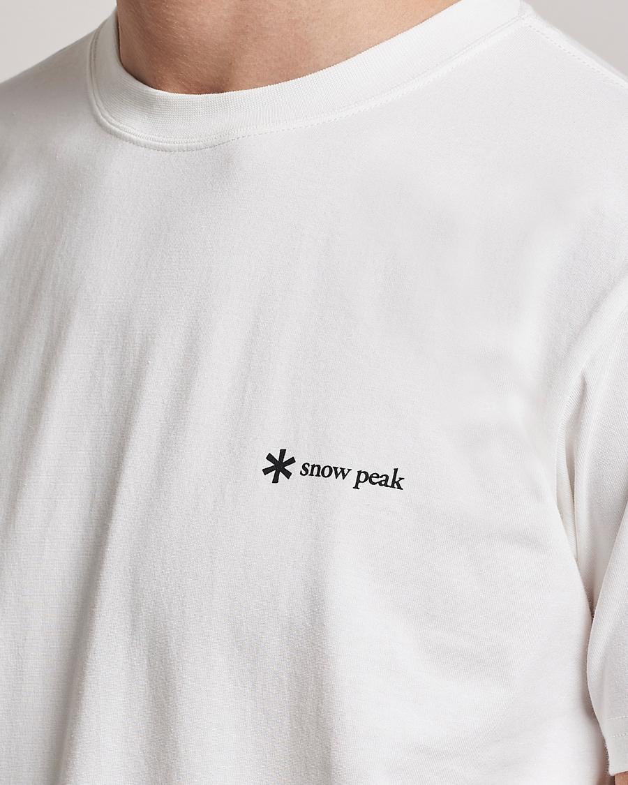 Mies | T-paidat | Snow Peak | Organic Cotton Logo T-Shirt White