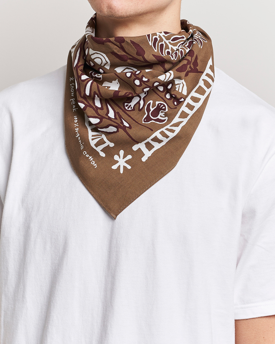 Mies | Snow Peak OG Cotton Nordic Bandana Brown | Snow Peak | OG Cotton Nordic Bandana Brown