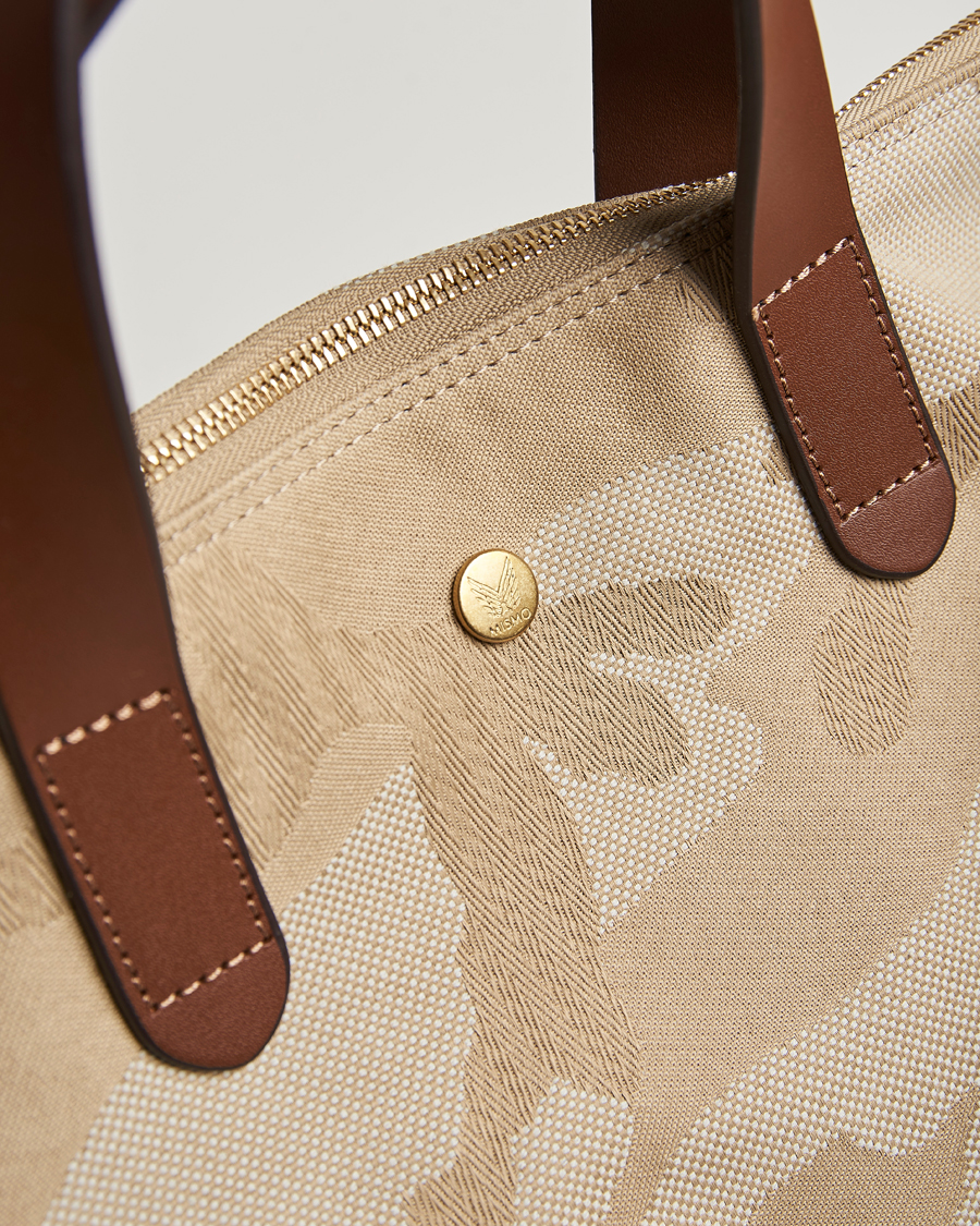 Mies | Mismo M/S Canvas Shopper Shades of Dune/Cuoio | Mismo | M/S Canvas Shopper Shades of Dune/Cuoio