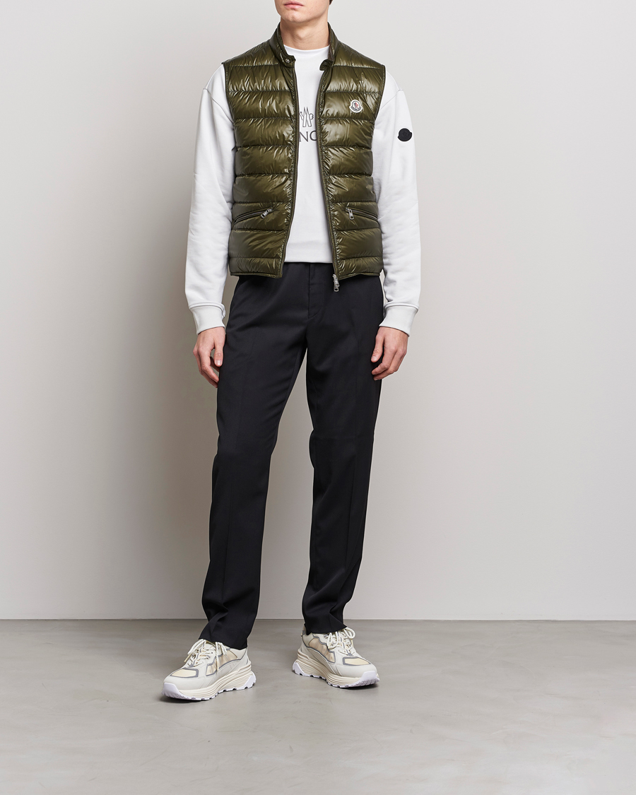 Mies | Ulkoliivit | Moncler | Gui Down Vest Military Green