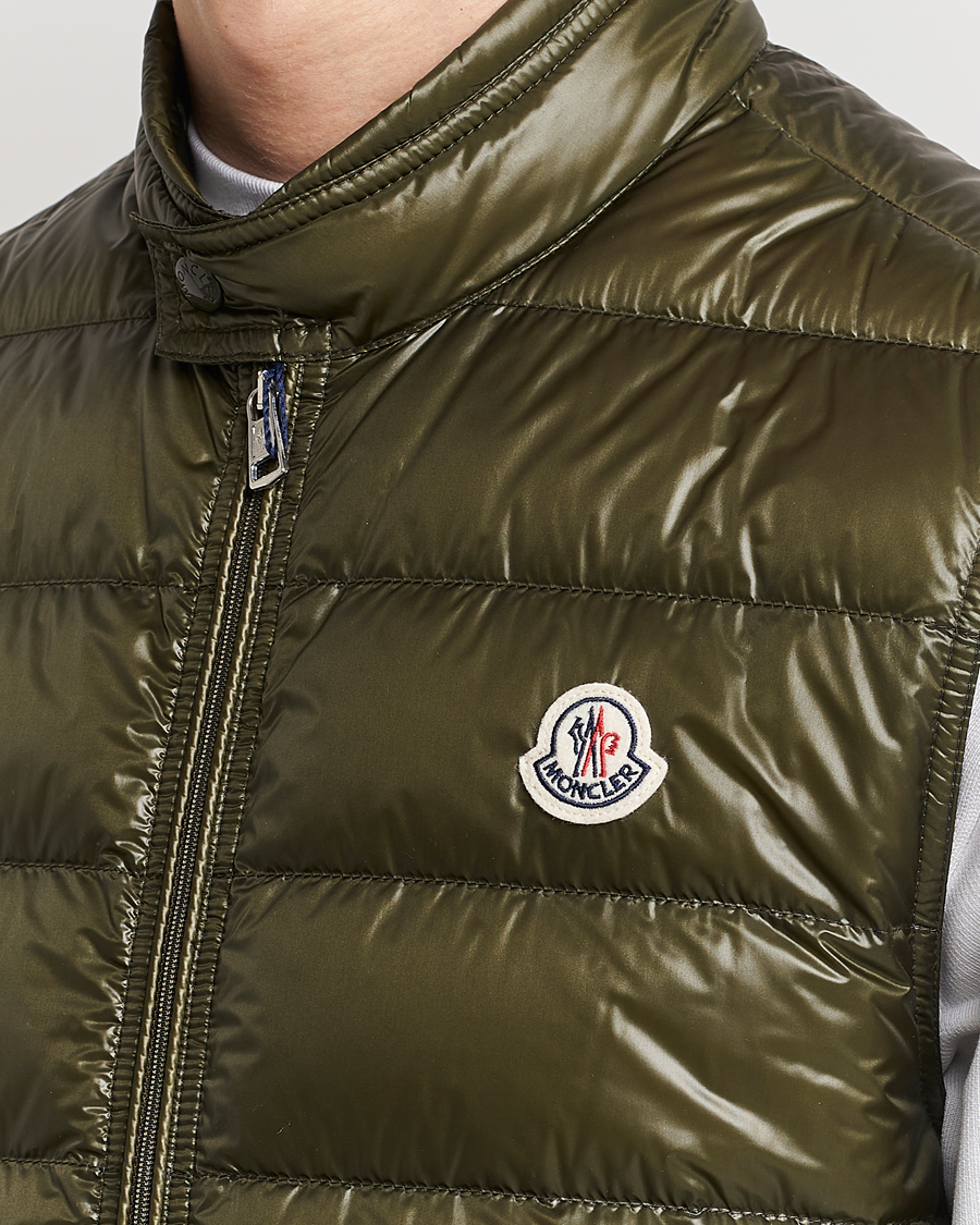 Mies | Ulkoliivit | Moncler | Gui Down Vest Military Green