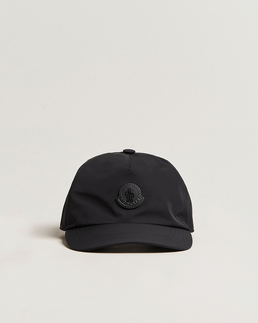 Mies | Moncler Tonal Logo Baseball Cap Black | Moncler | Tonal Logo Baseball Cap Black
