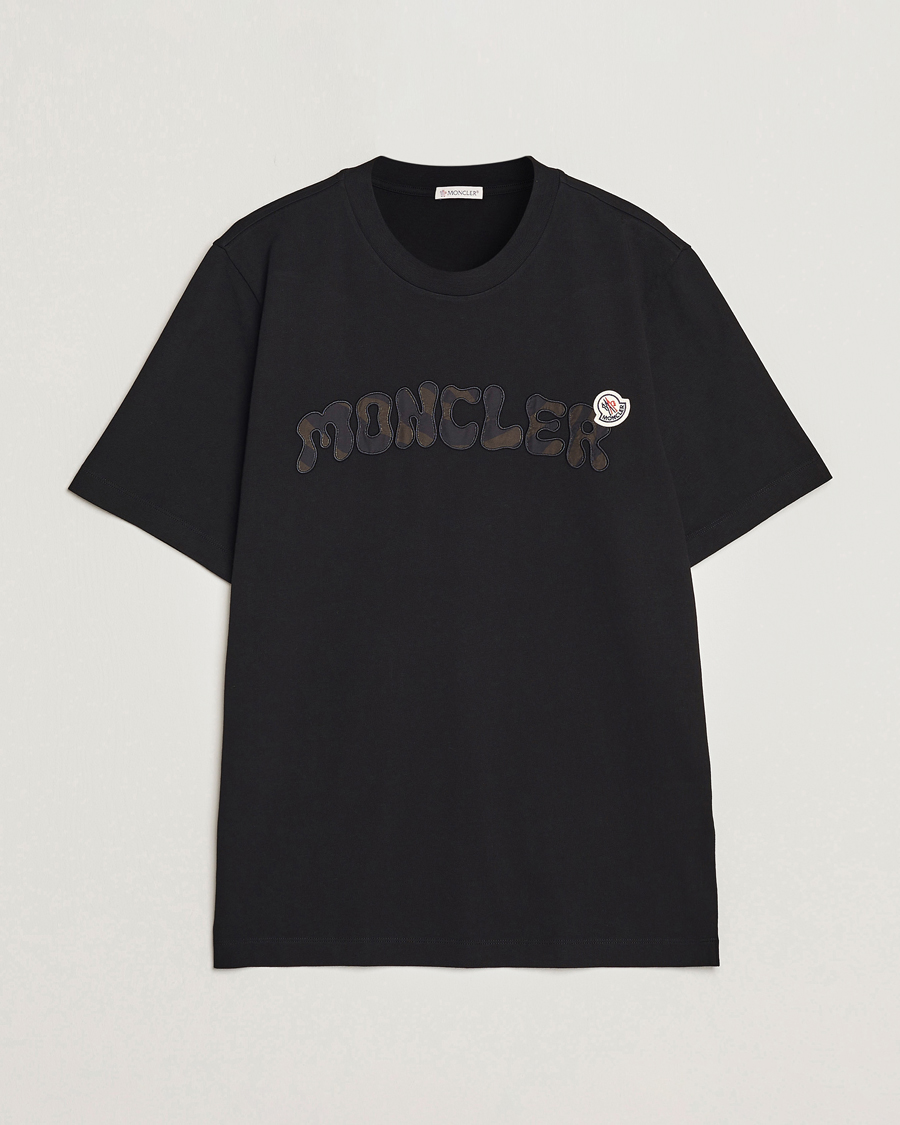 Mies | T-paidat | Moncler | Embossed Logo T-Shirt Black