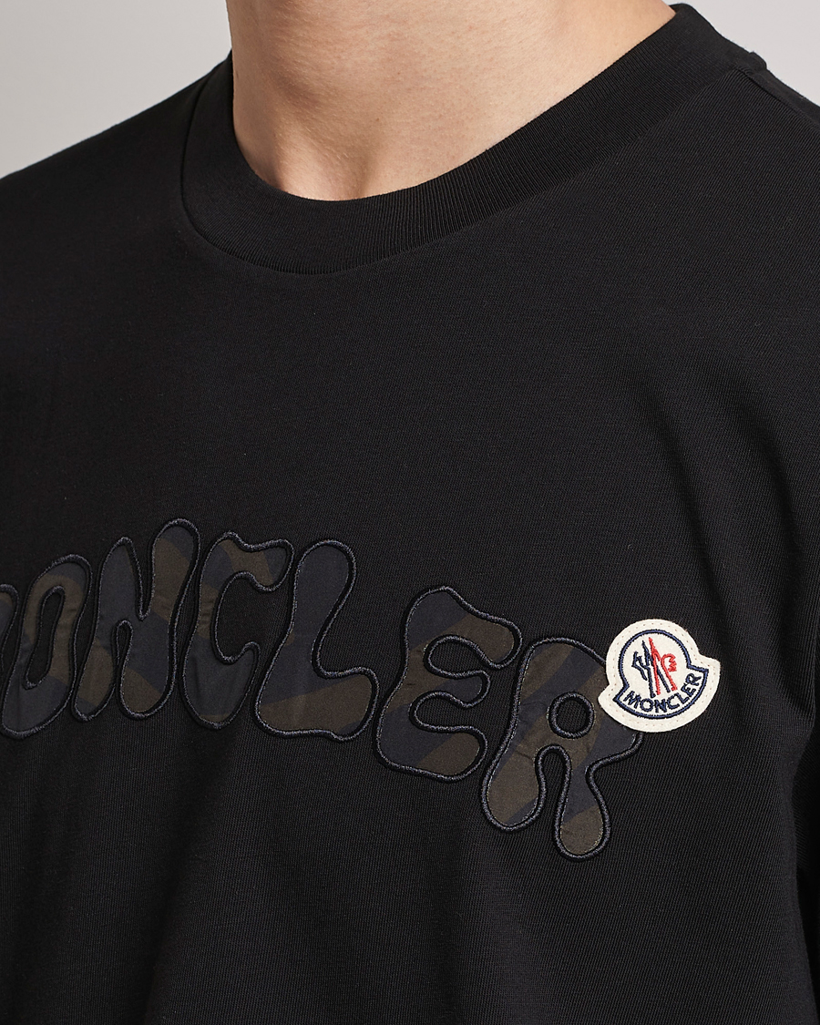 Mies | T-paidat | Moncler | Embossed Logo T-Shirt Black