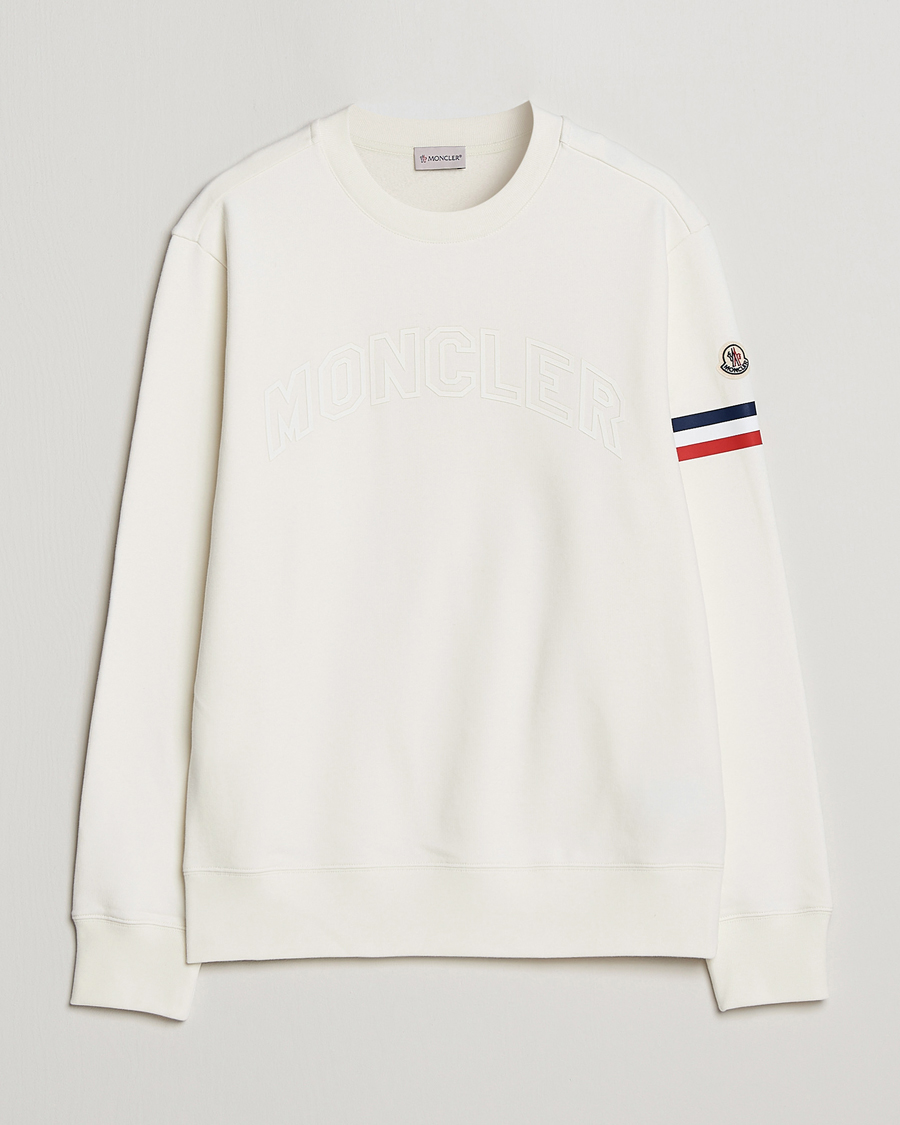 Mies | Puserot | Moncler | Armband Logo Sweatshirt White