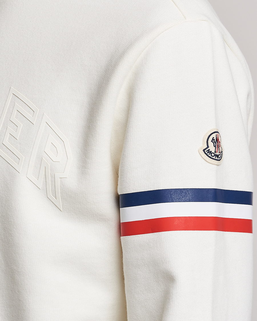 Mies | Puserot | Moncler | Armband Logo Sweatshirt White