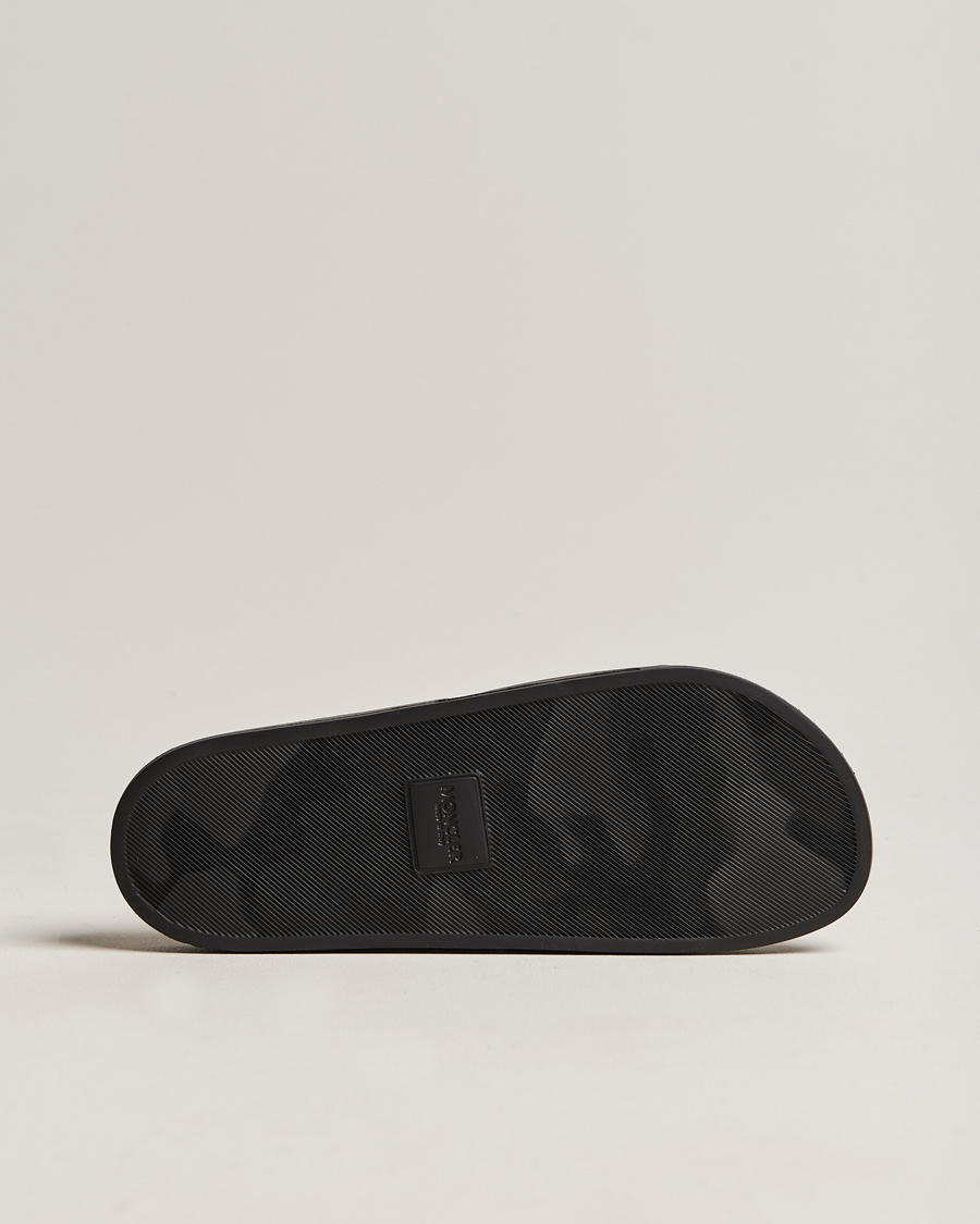 Mies | Moncler Basile Slides Black | Moncler | Basile Slides Black