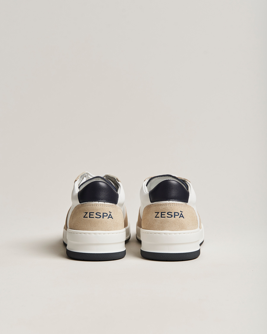 Mies | Zespà ZSP23 MAX Nappa/Suede Sneakers Frost/Navy | Zespà | ZSP23 MAX Nappa/Suede Sneakers Frost/Navy