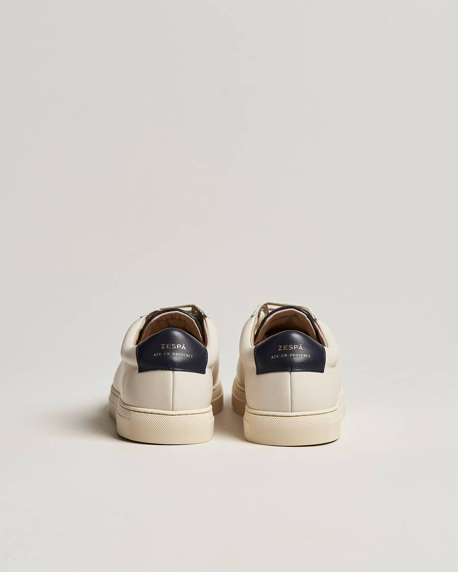 Mies | Zespà ZSP4 Nappa Leather Sneakers Off White/Navy | Zespà | ZSP4 Nappa Leather Sneakers Off White/Navy