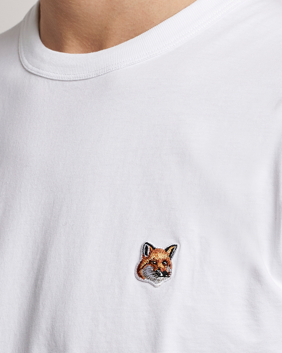 Mies | T-paidat | Maison Kitsuné | Fox Head T-Shirt White
