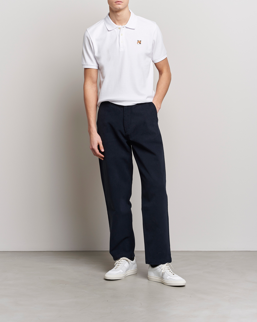 Mies | Pikeet | Maison Kitsuné | Fox Head Polo White