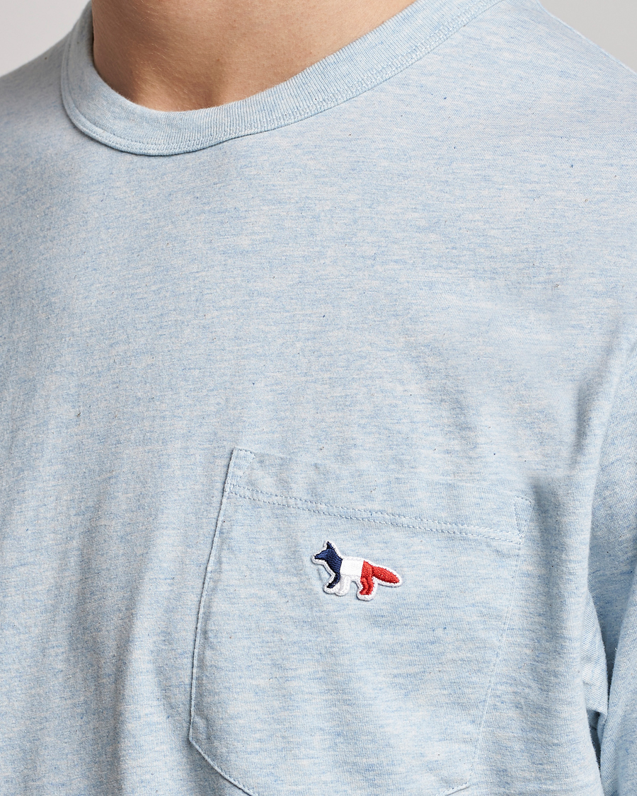 Mies | T-paidat | Maison Kitsuné | Tricolor Fox Tee Blue Haze