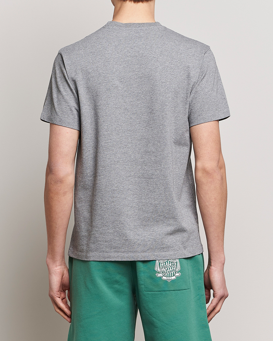Mies | T-paidat | Maison Kitsuné | Mini Handwriting Tee Grey Melange