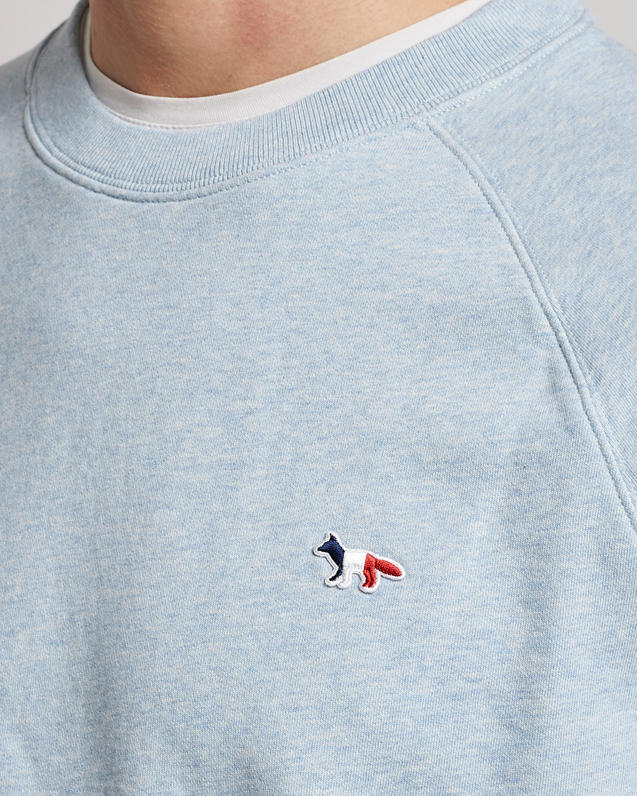 Mies | Puserot | Maison Kitsuné | Tricolor Fox Sweatshirt Blue Haze