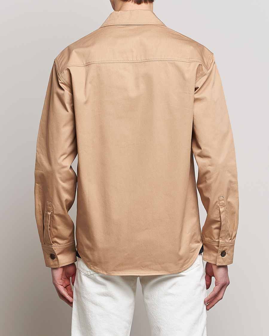 Mies | Takit | Maison Kitsuné | Cotton Shirt Jacket Beige