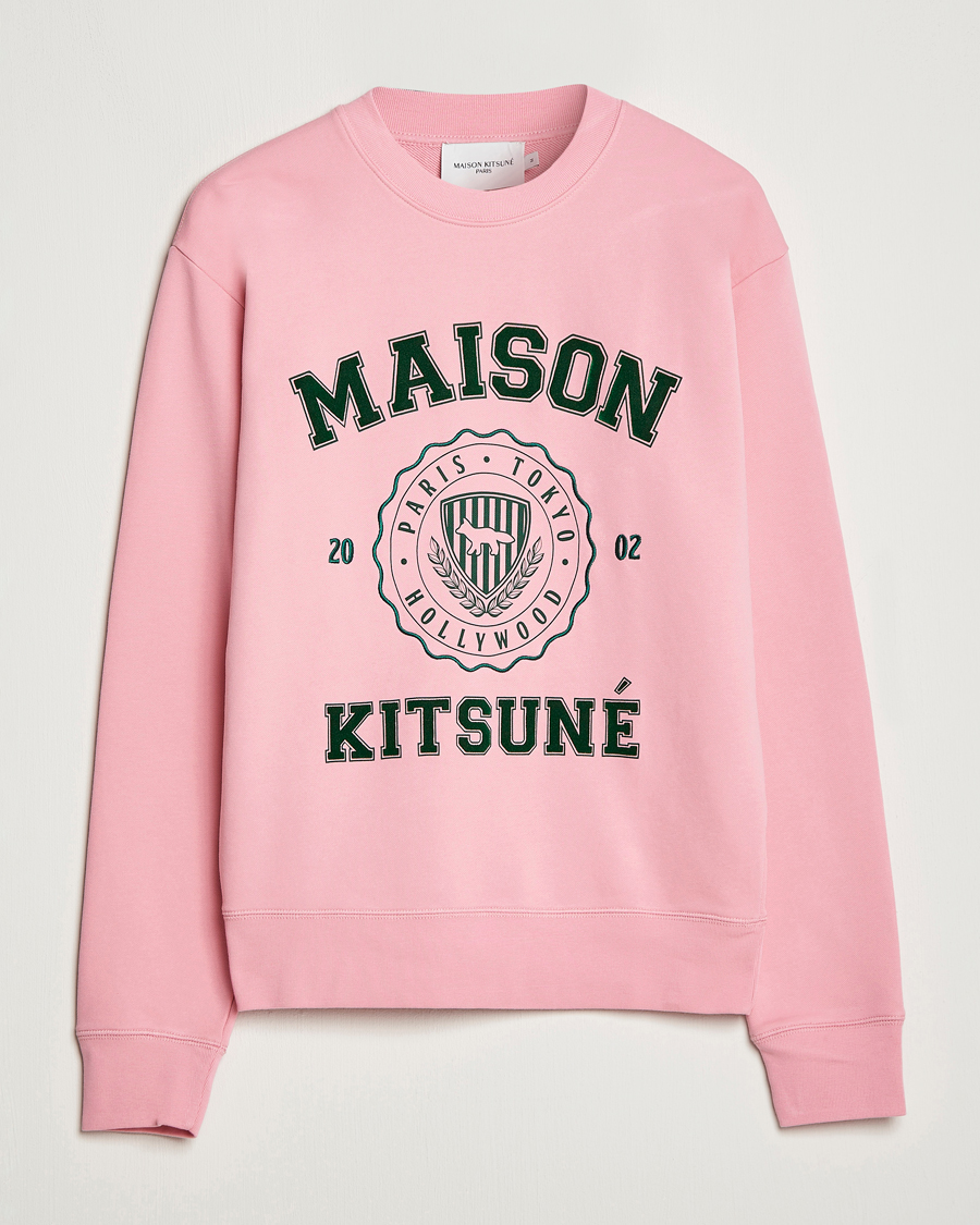 Mies | Puserot | Maison Kitsuné | Varsity Comfort Sweatshirt Strawberry