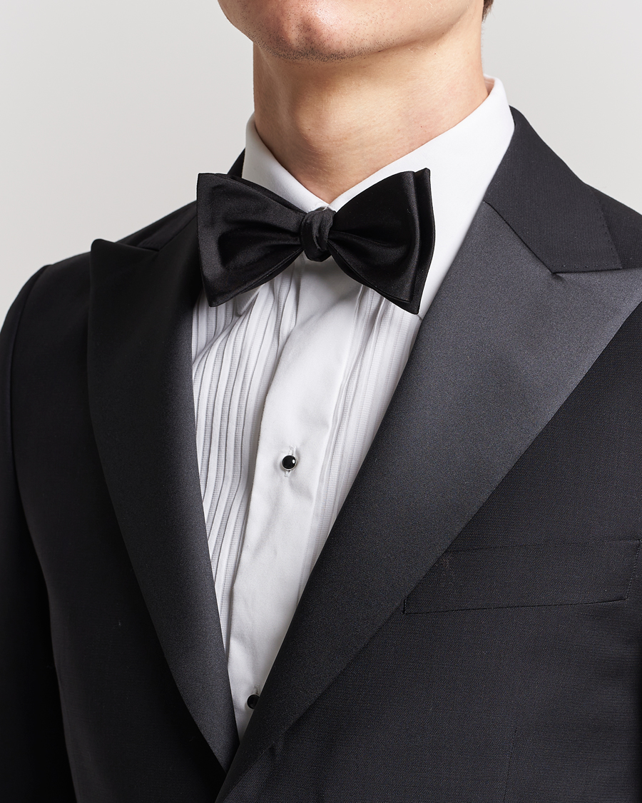 Mies | Silk Self Tie Black | BOSS BLACK | Silk Self Tie Black
