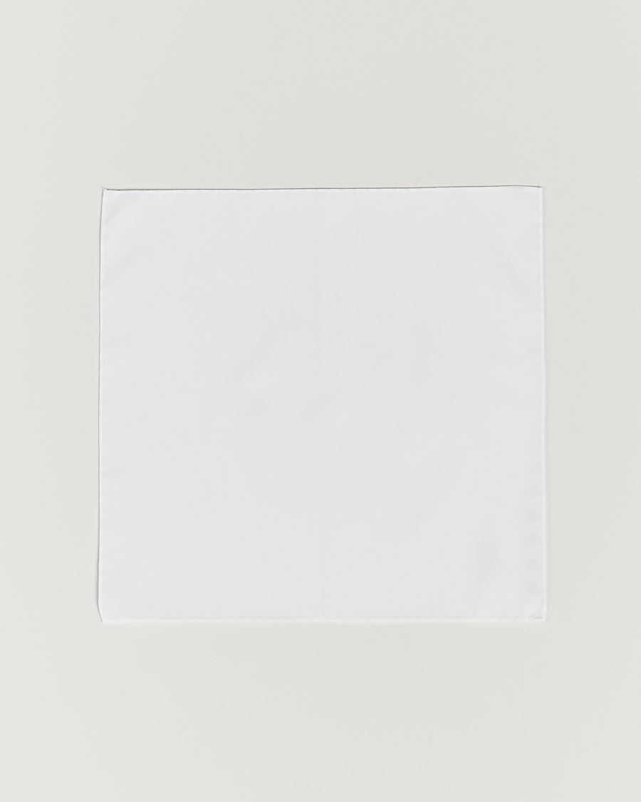 Mies |  | BOSS BLACK | Cotton Pocket Square White