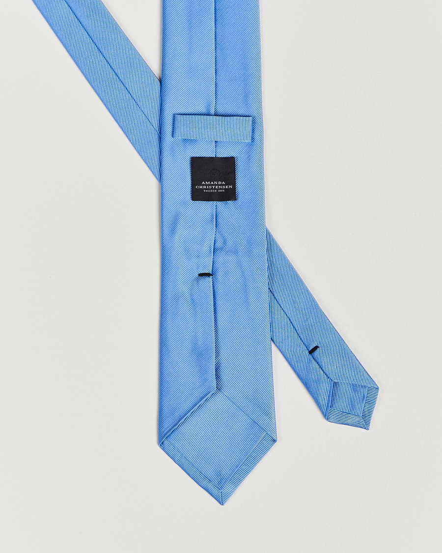 Mies | Solmiot | Amanda Christensen | Plain Classic Tie 8 cm Sky Blue