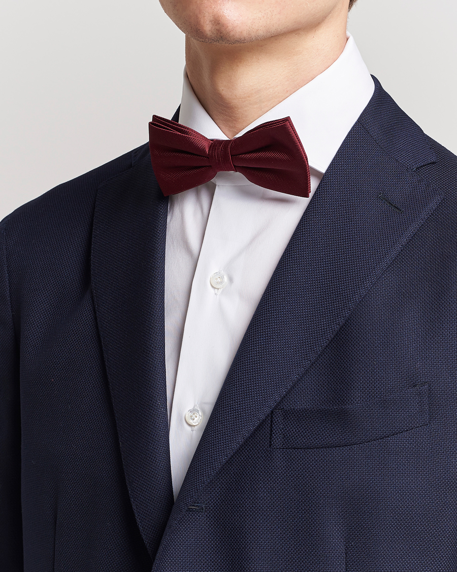 Mies | Rusetit | Amanda Christensen | Pre Tie Silk Bordeaux