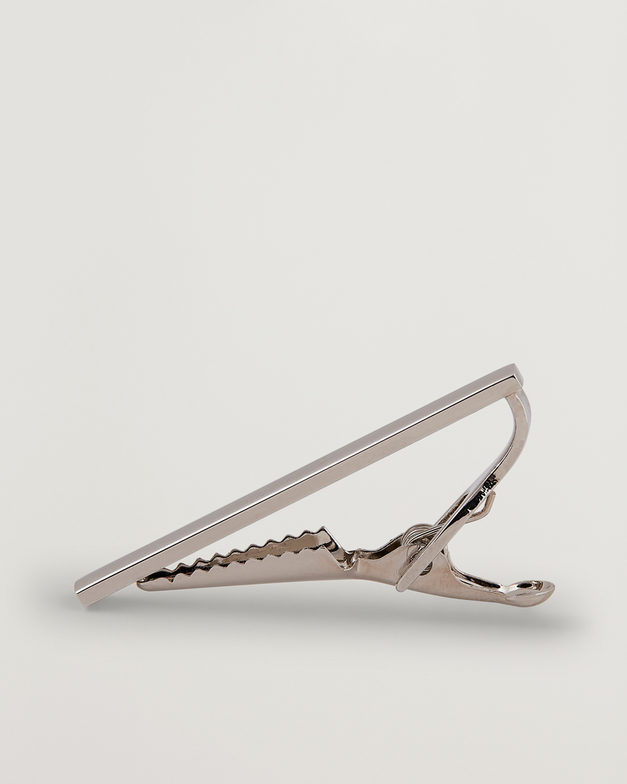 Mies | Solmiot | Amanda Christensen | Tie Clip 4 cm Silver