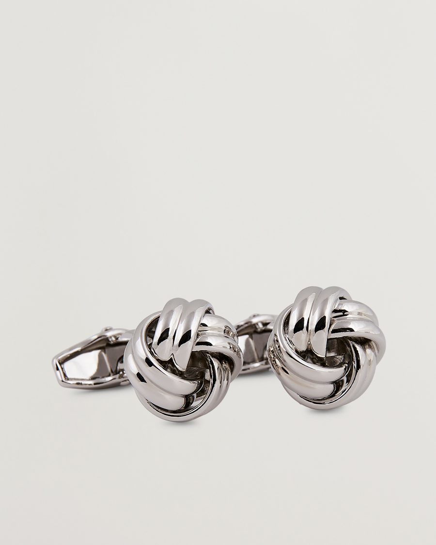 Mies | Kalvosinnapit | Amanda Christensen | Knot Cufflink & Shirt Studs Set Silver