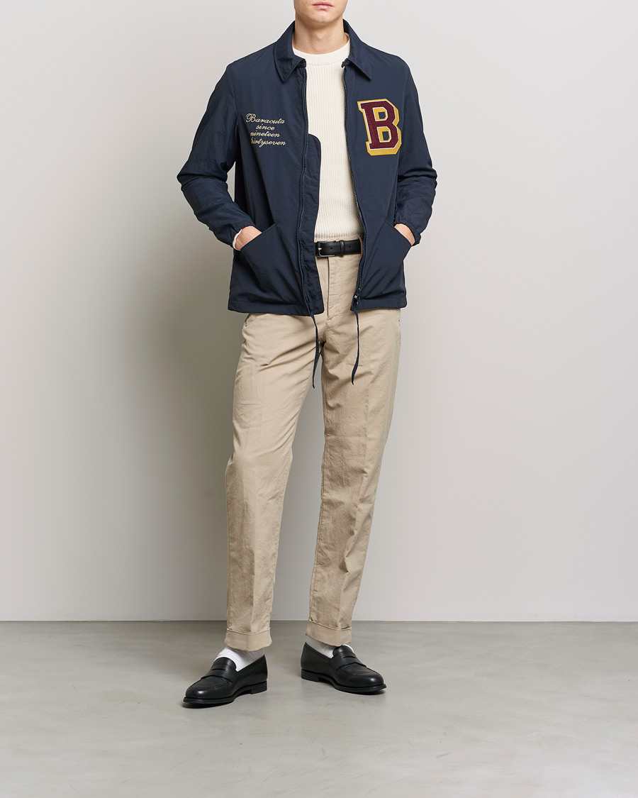 Mies | Takit | Baracuta | Nylon Coach Jacket Navy