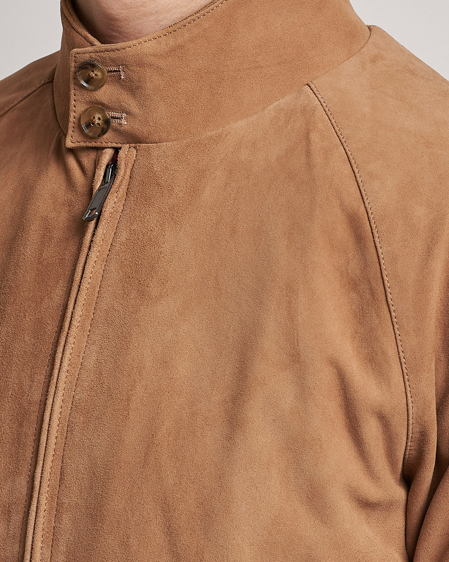 Mies | Takit | Baracuta | G9 Suede Jacket Tobacco