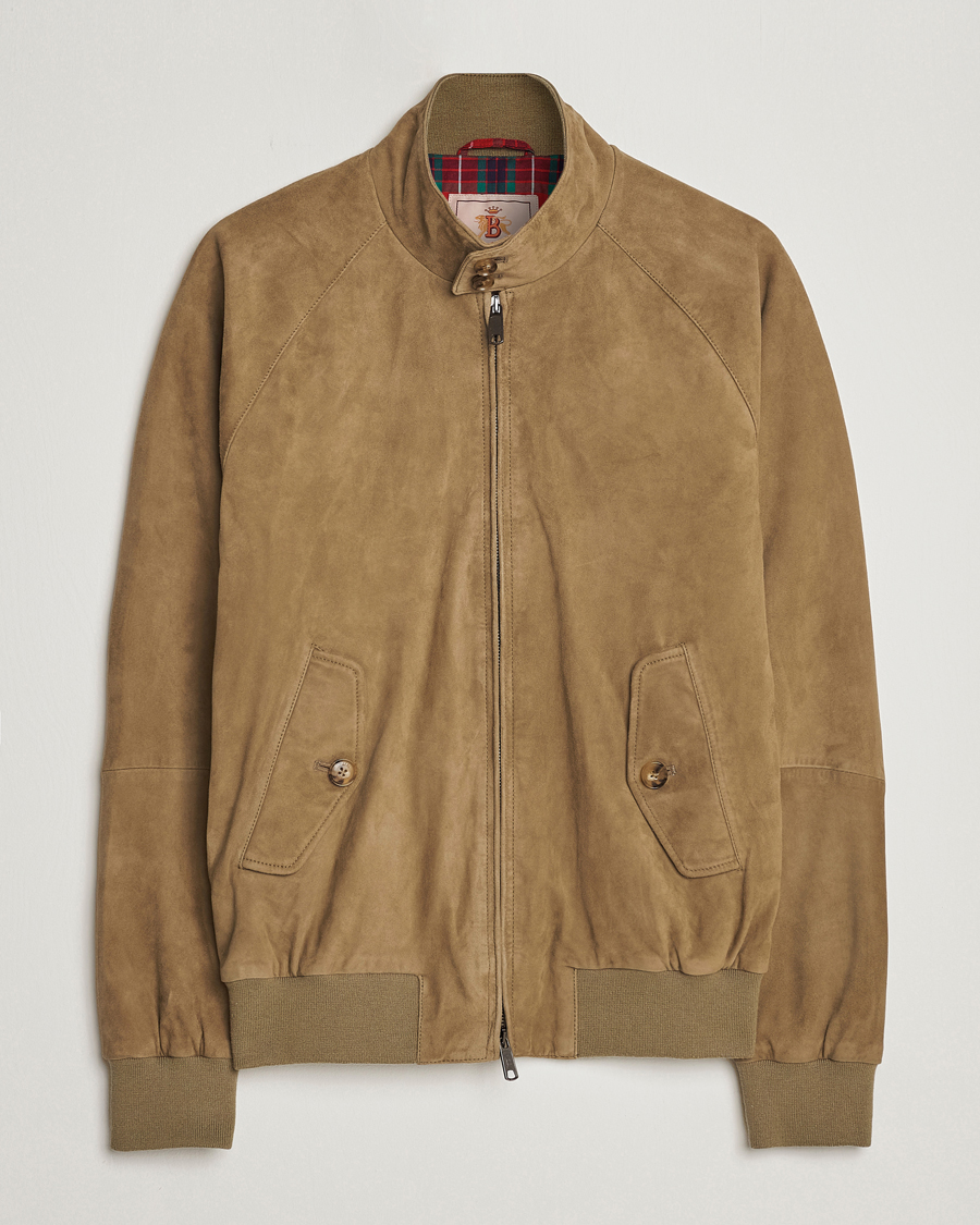 Mies | Takit | Baracuta | G9 Suede Jacket Bark
