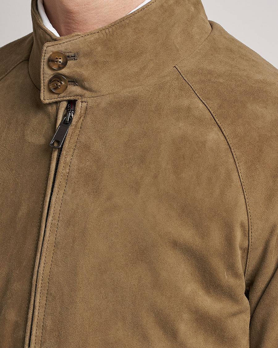 Mies | Takit | Baracuta | G9 Suede Jacket Bark